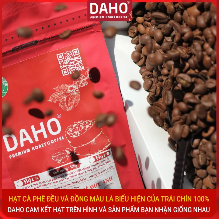 [Trợ giá] Trải nghiệm siêu phẩm cà phê DAHO fremium honey coffee Đẳng cấp Cà Phê Sơ Chế Honey Dùng Pha Phin , Pha máy, Cam kết 100% Trái Chín Đặc Biệt - Cà Phê Đặc Sản Buôn Ma Thuột220.000