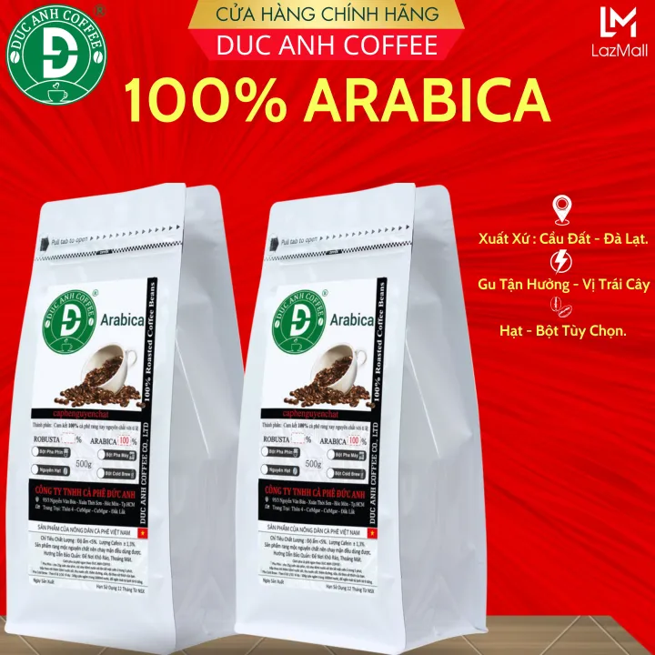 [SALE MẠNH] Gu tận hưởng tinh tế Cà Phê Arabica Cầu Đất DreamCafe Rang mộc Quyến Rũ, Chua Thanh, Thơm Nhiều, Cafein Thấp tùy chọn pha phin, pha máy, pha cafe cold brew - cafe đặc sản240.000