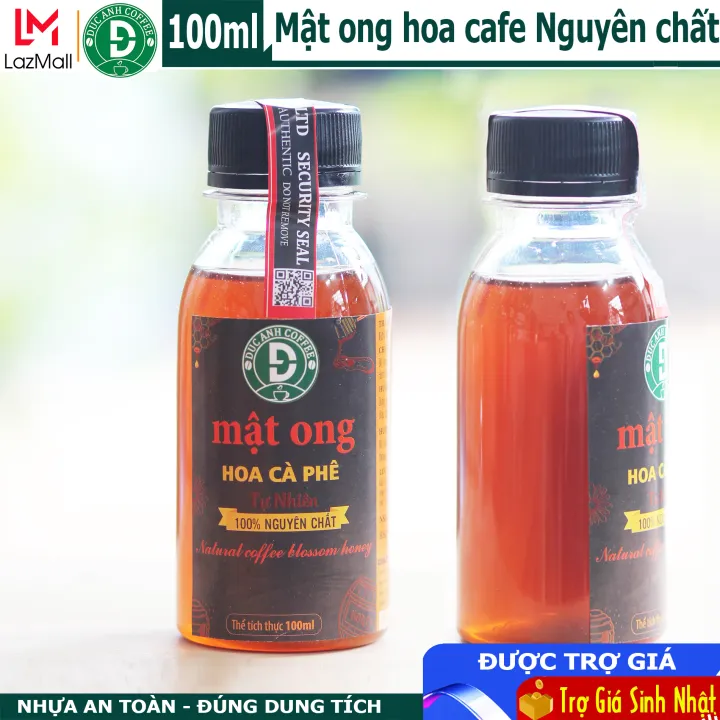 [GIÁ DÙNG THỬ] Chai 100ML Mật ong nguyên chất hoa,chai tiện dụng thương hiệu DreamCafe của cà phê Đức Anh - Mat ong Duc Anh - TOP25.000
